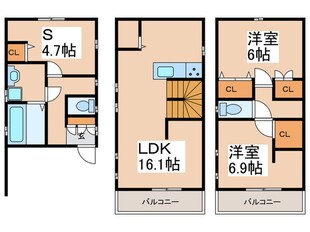 Kolet川崎馬絹6の物件間取画像